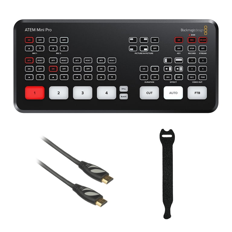 Blackmagic ATEM Mini Pro Video Mixer| HDMI Live Switcher| Podcast Blackmagic ATEM Mini Pro Video Mixer| HDMI Live Switcher| Podcast