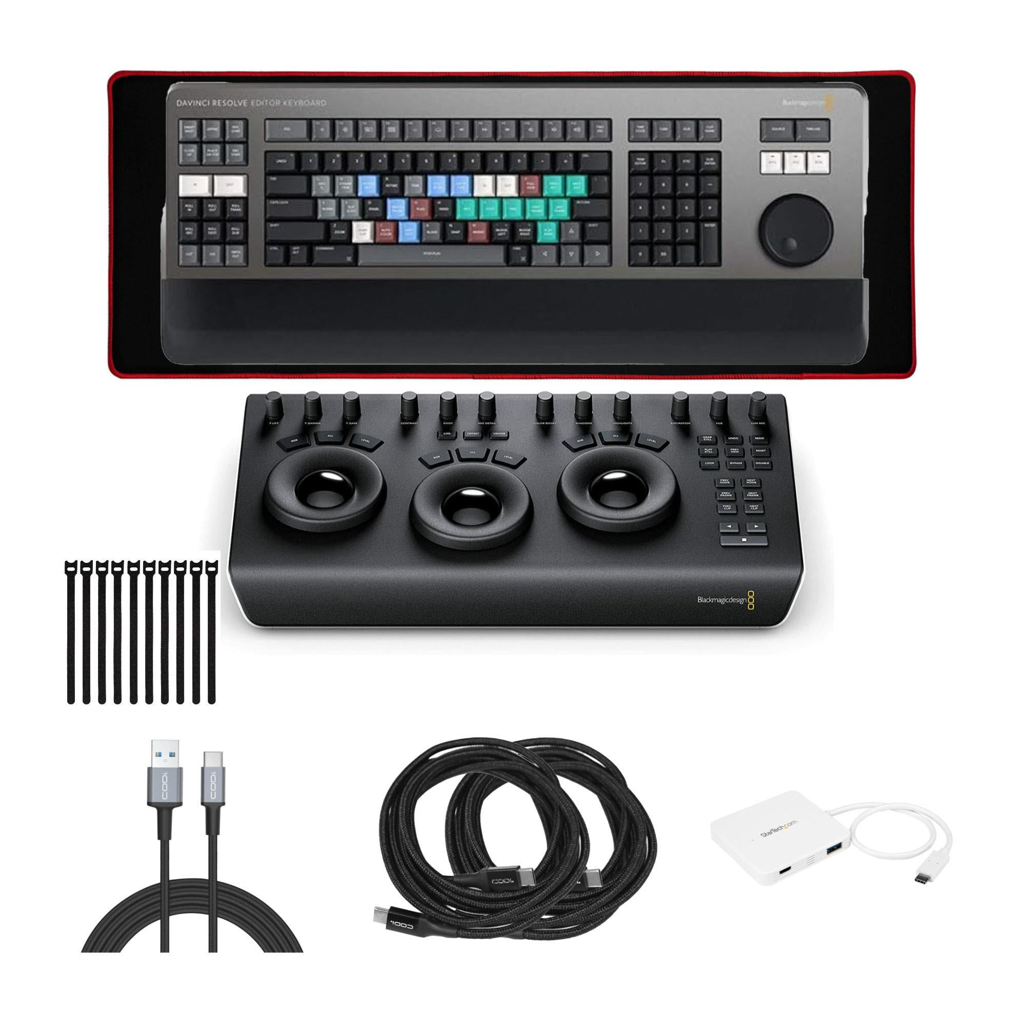 Blackmagic Design DaVinci Resolve Editor Keyboard Bundle with