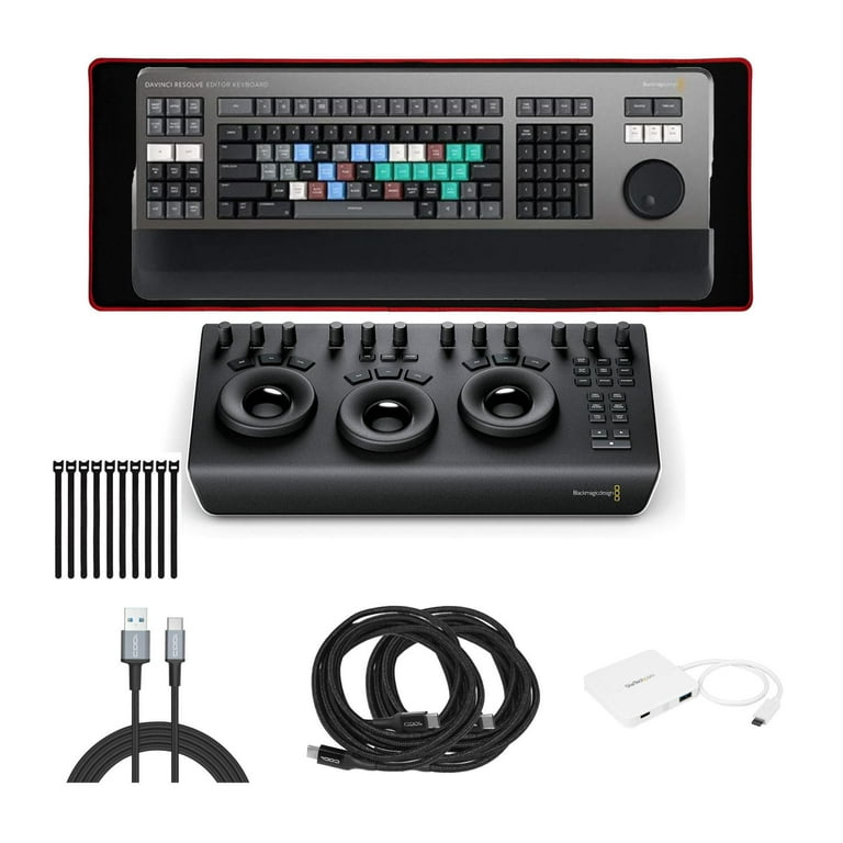 Blackmagic Design DaVinci Resolve Editor Keyboard Bundle with