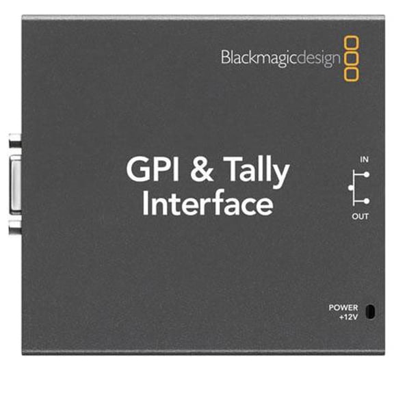 Blackmagic Design GPI and Talley Interface