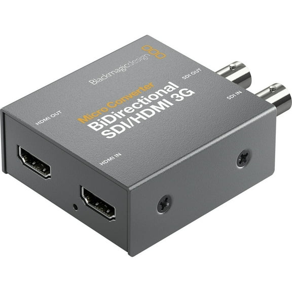 Blackmagic Design Bi-Direct SDI-HDMI 3G PSU Micro Converter with Multi-Speed Support (CONVBDC, SDI, HDMI03G, and PS) (Black)