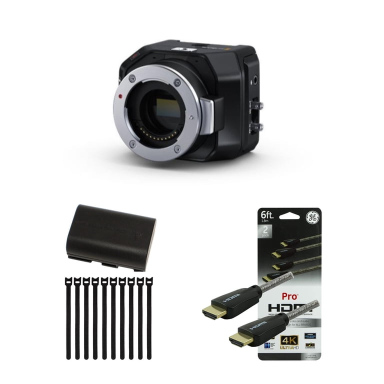 Blackmagic Design Micro Studio Camera 4K G2 Bundle with battery, 6