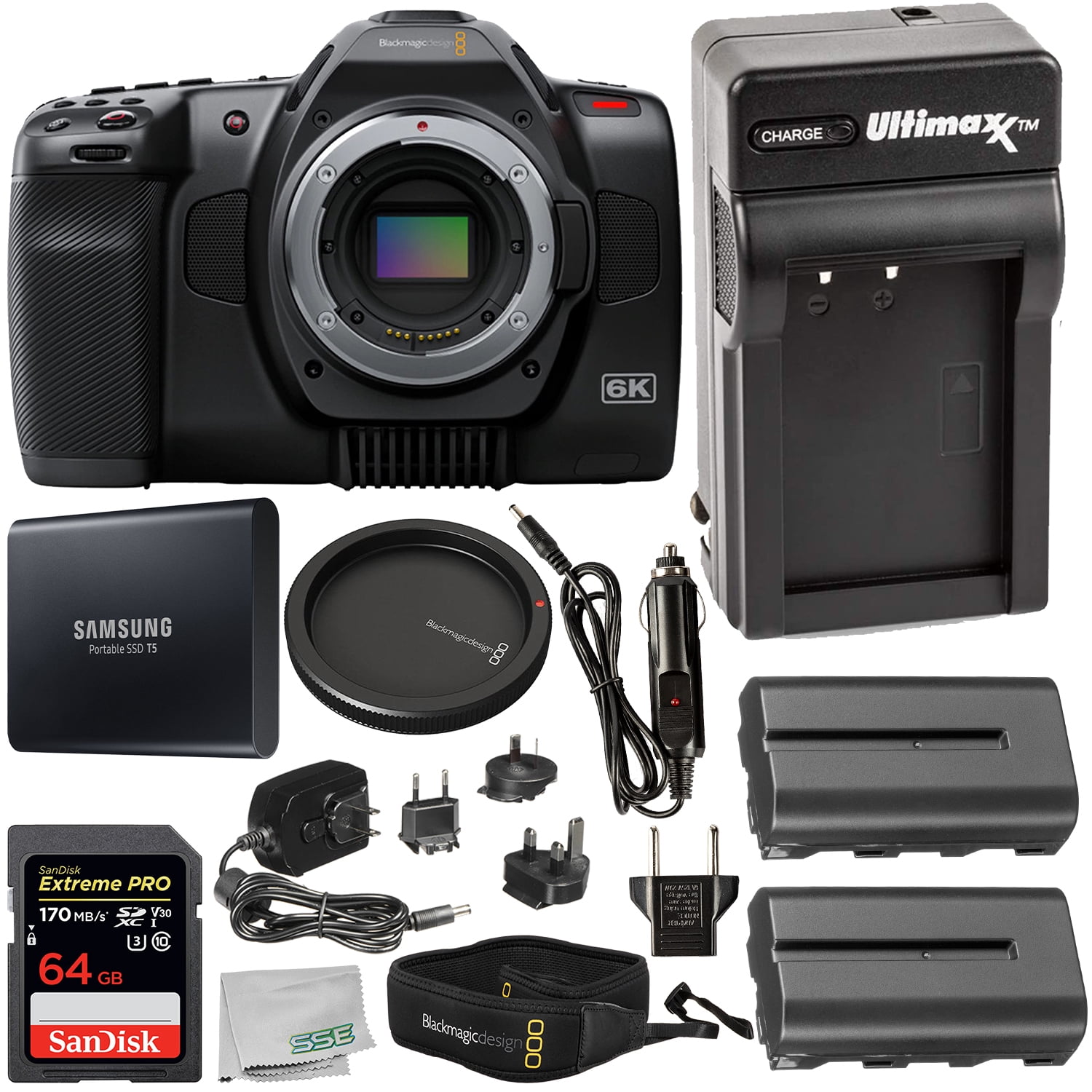 Blackmagic Design Pocket Cinema Camera 6K Pro (EF Mount) with