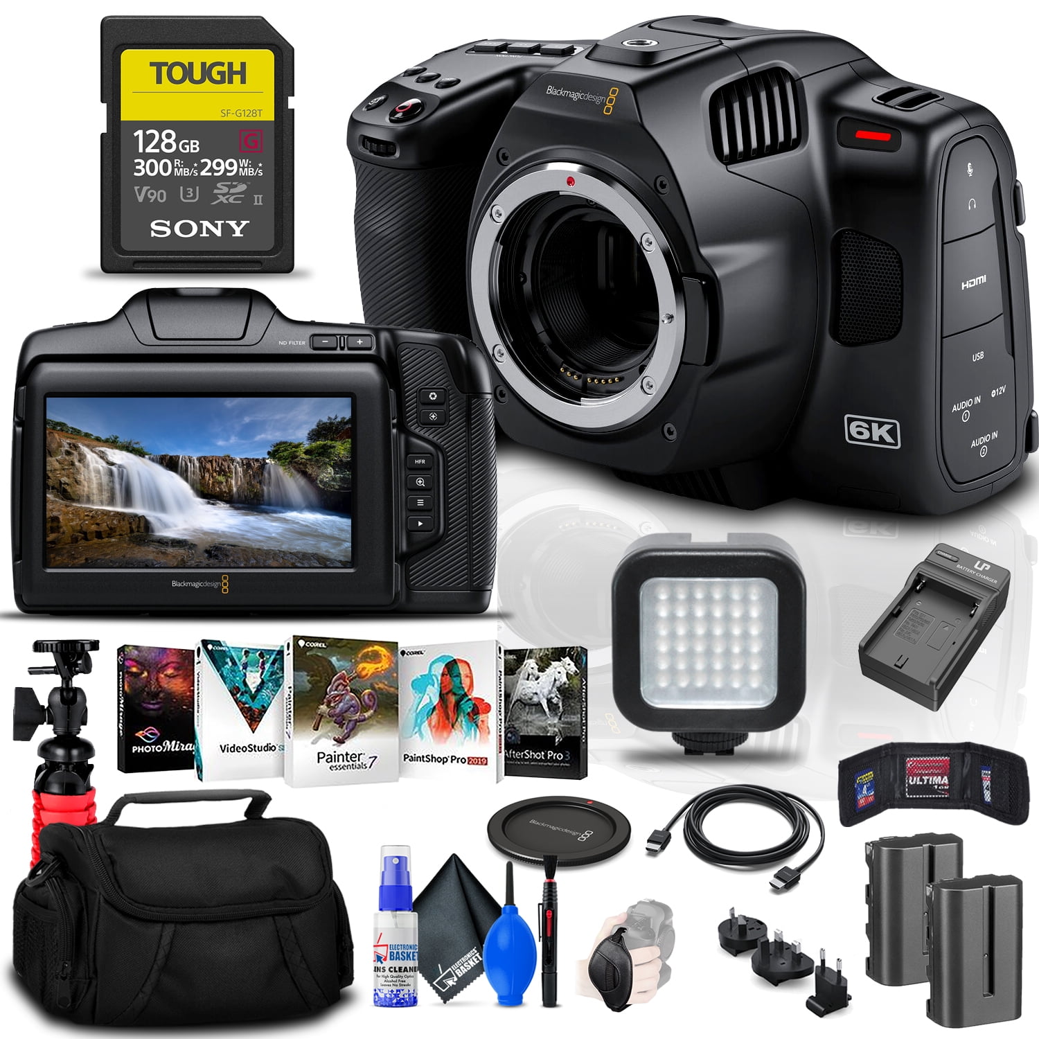Blackmagic Design Pocket Cinema Camera 6K Pro with Canon EF/EF-S