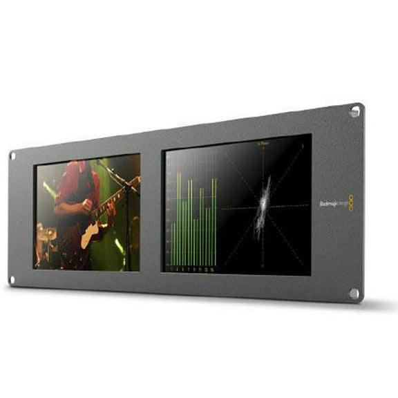 Blackmagic Design SmartScope Duo 4K Rack-Mounted Dual 6G-SDI Monitors