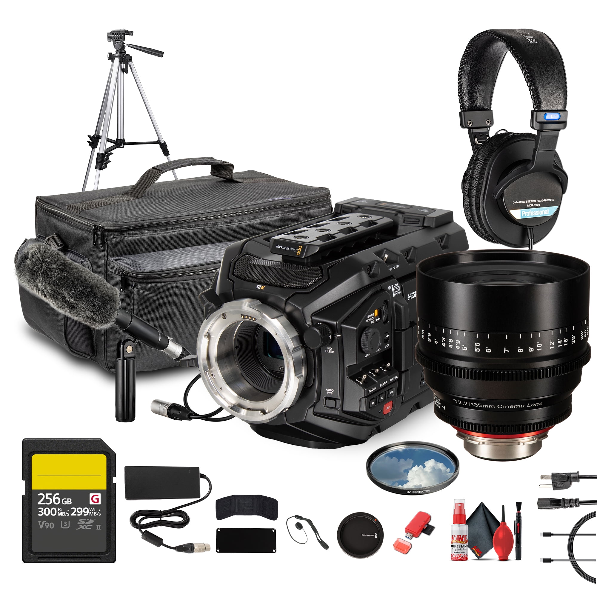 Blackmagic Design URSA Mini Pro 12K PL Super 35 Digital Cinema Camera ...