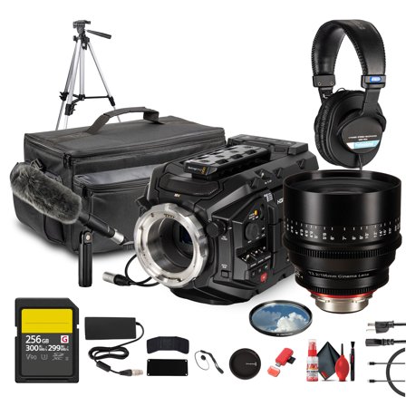 Blackmagic Design URSA Mini Pro 12K PL Super 35 Digital Cinema Camera with 12K Resolution & PL Mount Film Commercial & Studio Production CINEURSAMUPRO12K Rokinon Xeen 135mm T2.2 Lens More