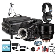 Blackmagic Design URSA Mini Pro 12K PL Super 35 Digital Cinema Camera with 12K Resolution & PL Mount Film Commercial & Studio Production CINEURSAMUPRO12K Rokinon Xeen 135mm T2.2 Lens More