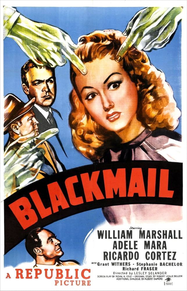 Blackmail U Canvas Art -  (11 x 17)