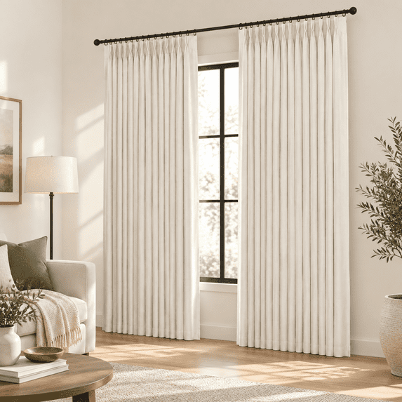 Window App Memory Blackout 88 Inch Pleated Viral Curtafor / Room Darkening Memory ...