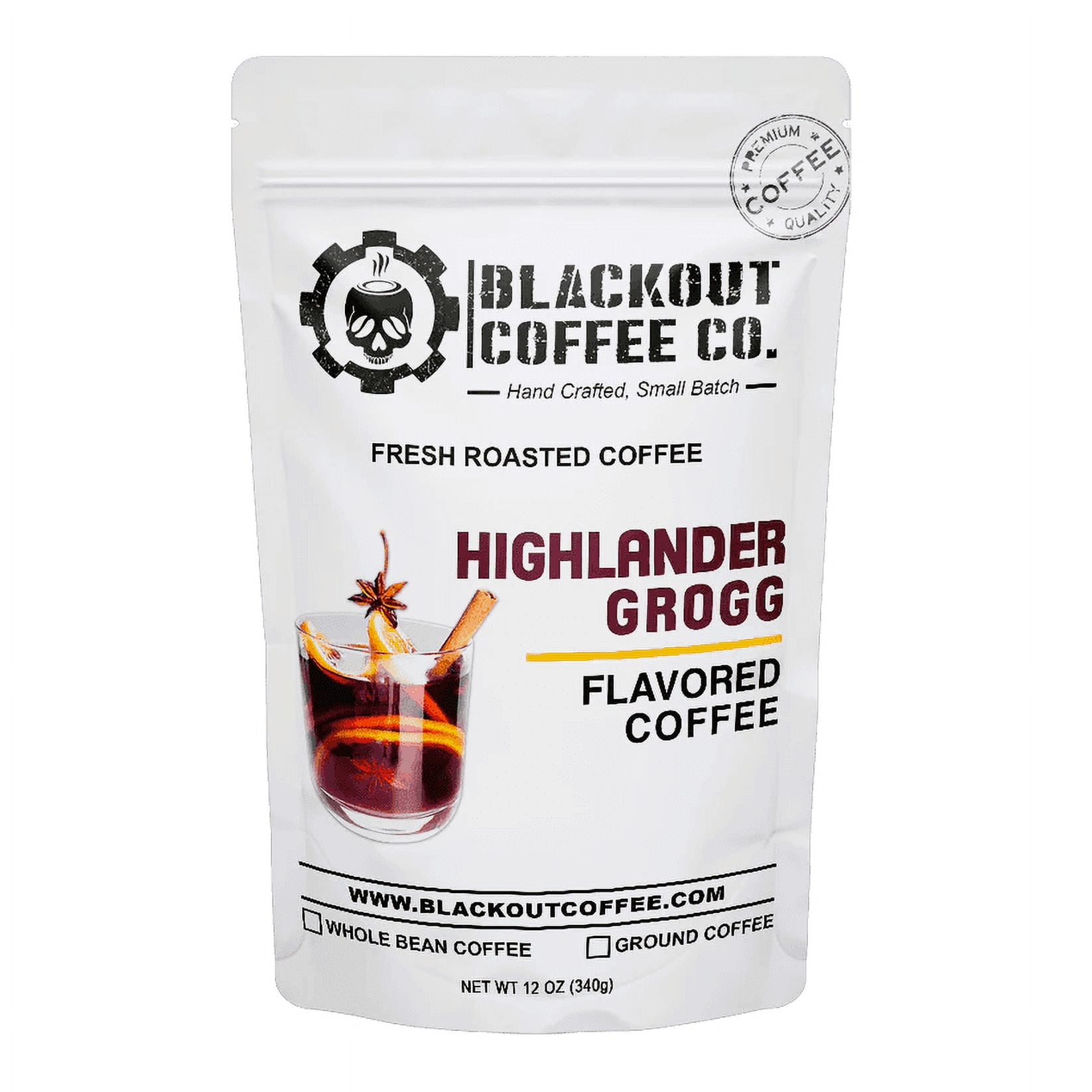 Blackout Coffee Highlander Grogg Flavored Coffee-Ground 12oz - Walmart.com