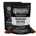 thumbnail image 1 of Blackout Coffee Morning Reaper Whole Bean Coffee â€“ Medium Roast, Bold & Smooth Flavor, Non-Bitter â€“ Freshly Roasted 12oz Bag, American Made, 1 of 7