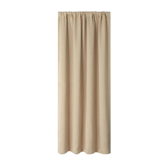 Blackout Curtain Panel, 41.73 x 62.99 In Thermal Room Darkening Window Drape for Bedroom Kitchen, Beige