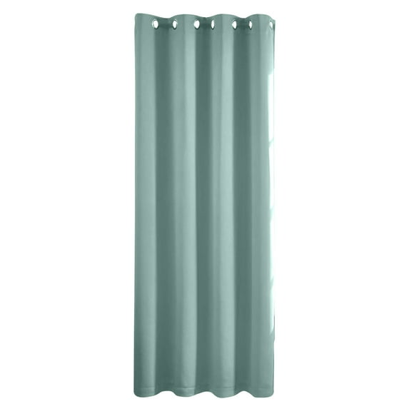 Blackout Curtain Panel Elegant Overlay for Bedroom Thermal Insulated Single 63x52 Inch Sage Green