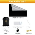 Blackout Curtain Removable Portable Travel Blocking Darkest Window Film