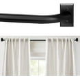 Blackout Curtain Rod, Adjustable Extra Long Curtain Rod for Windows 66