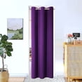 thumbnail image 1 of Blackout Curtain for Doorways and Closets K68 PURPLE Color Window Thermal Insulated Top Grommets for Bedroom 37" X 84", 1 of 6