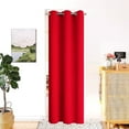 thumbnail image 1 of Blackout Curtain for Doorways and Closets K68 RED Color Window Thermal Insulated Top Grommets for Bedroom 37" X 84", 1 of 6