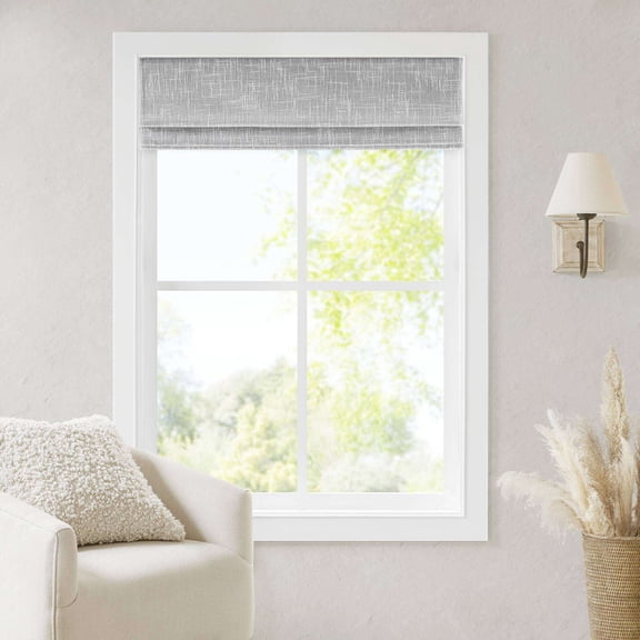 Blackout Curtains 1-Piece 29x64" Total Blackout Cordless Roman Shade,Window Curtains