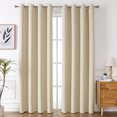 thumbnail image 1 of Blackout Curtain 39.37W x 51.18L Inch Grommet Top Thermal Insulated Curtain for Bedroom Living Room, 1 of 8