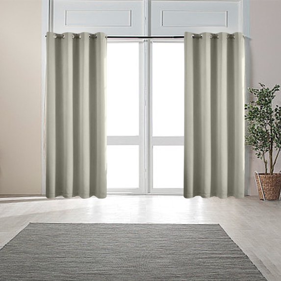 Blackout Curtain 39.37W x 78.74L Inch Grommet Top Thermal Insulated Curtain for Bedroom Living Room