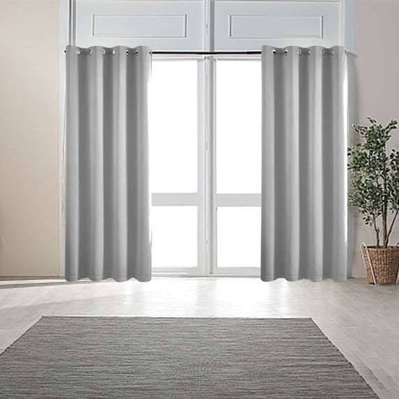 Blackout Curtain 39.37W x 78.74L Inch Grommet Top Thermal Insulated Curtain for Bedroom Living Room