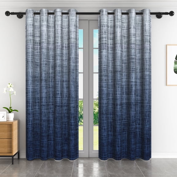 Blackout Curtains 2 Panels for Bedroom, Room Darkening Grommet Curtains, Grass Green, 42x63 inch