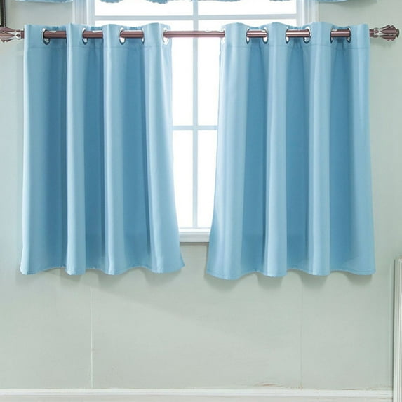 Blackout Curtains 2PC Insulated Foam Lined Heavy Thick Grommet Window Curtain Panels Cold and Full Light Blocking For Bedroom Window