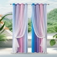 thumbnail image 1 of Blackout Curtains 39 x 51 inch Black Curtains Thermal Insulated Room Darkening Bedroom Curtains, 1 of 7