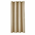 thumbnail image 1 of Blackout Curtains 79 Inches Long 1 Panel, Thermal Insulated Long Curtains& Drapes 1 Piece, Room Darkening Grommet Drapes for Living Room Bedroom Window (W39 x L79 Inch, Khaki), 1 of 6