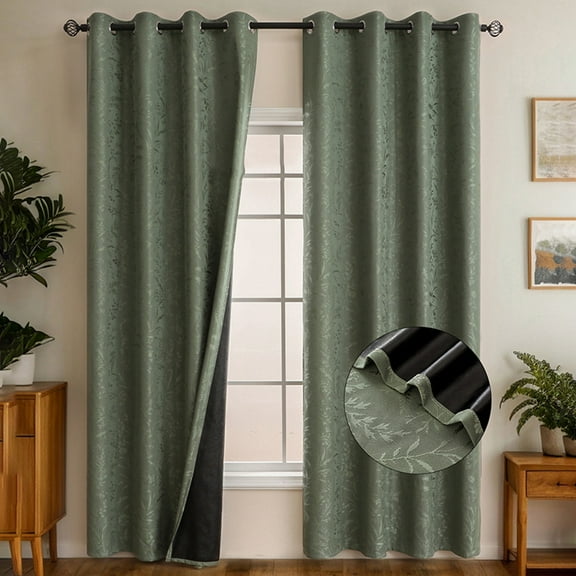 Blackout Curtains 84x51 Inches High Blackouts Elegant Curtains Sunscreen Heat Insulation Suitable For Balcony Bedroom And Living Room Curtain 1 Pcs Pack