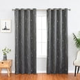 thumbnail image 1 of Blackout Curtains 85 Inches Long, Thermal Insulated Curtains for Bedroom, 52 Inches Wide, Curtain Drapes for Living Room, 2 Panels, 1 of 2
