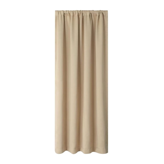 Blackout Curtains for Bedroom 54 Inch Length, Solid Thermal Insulated Energy Saving Rod Pocket Window Treatment Curtains Blackout Drapes, W40 x L63 Inch