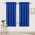 thumbnail image 1 of Blackout Curtains for Bedroom 72 Inch Length 2 Panels Set, Thermal Insulated Privacy Energy Saving Rod Pocket Window Curtain Room Darkening Drapes, W42 x L72 Inch, 1 of 7