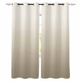 thumbnail image 1 of Blackout Curtains for Bedroom, Beige Brown Ombre Room Darkening Window Drapes for Living Room, Modern Abstract Art Gradient Aesthetics Thermal Insulated Grommet Curtains, 42x84 inch, 2 Panels, 1 of 9