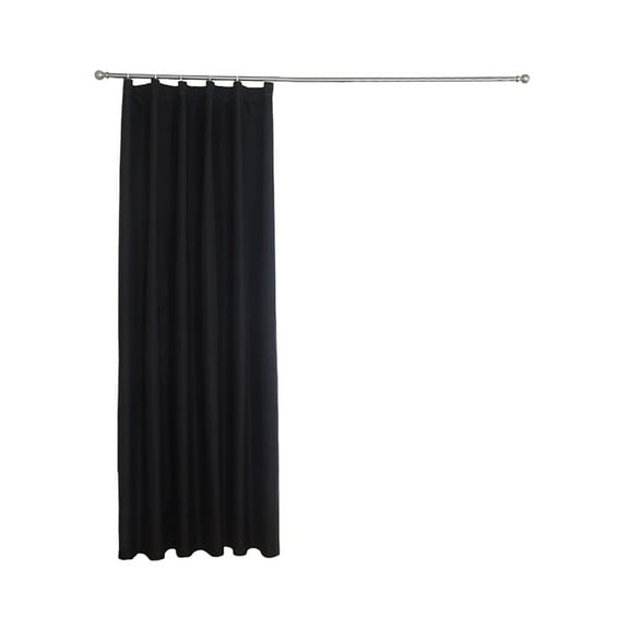Blackout Curtains for Bedroom with Black Liner Full Room Darkening Curtains 75 Inches Long Thermal Insulated Back Tab/Rod Pocket Darkening Thick Decorative Curtains for Bedroom