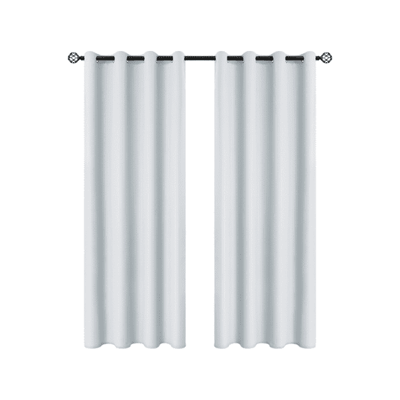 Blackout Curtains for Bedroom, Curtains for Living Room Rod Pocket and Back Tab Window Drapes Room Darkening Light Curtain with Black Back,40 x 79 Inch,1 Panel