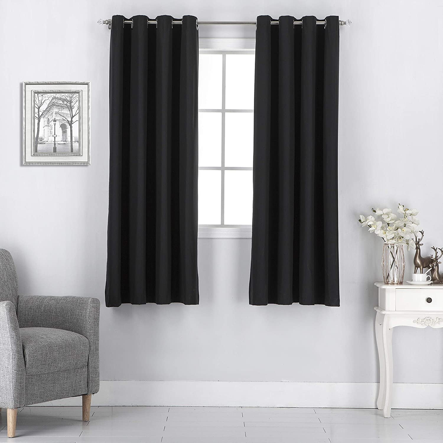 Blackout Curtains for Bedroom - Insulated Grommet Room Darkening ...