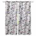 thumbnail image 1 of Blackout Curtains for Bedroom, Spring Botanical Birds Room Darkening Window Drapes for Living Room, Garden Floral Twigs Farmhouse Thermal Insulated Grommet Curtains, 52x84 inch, 2 Panels, 1 of 9