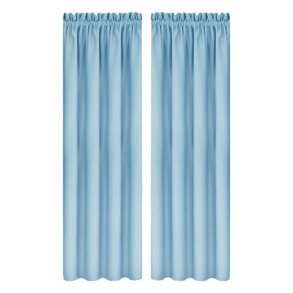 Blackout Curtains for Bedroom – Thermal Insulated,Noise Reducing Room Darkening Rod Pocket Curtains Solid Colour Curtains for Living Room, Kitchen, Set of 1 Panels, 42 x 72 inch Long