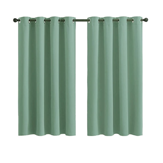 Blackout Curtains for Bedroom with Thermal Insulation 2 Panels, Solid Color Curtain, Soft Fabric Curtains, Curtain for Living Room, Noise Reduction, with Eyelets
