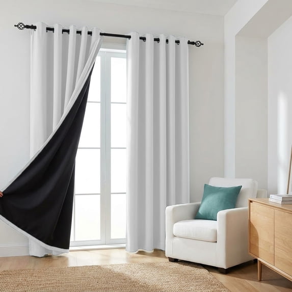 Blackout Curtains, Blackout Curtains Set of 2 Panels, Thermal Insulated ...