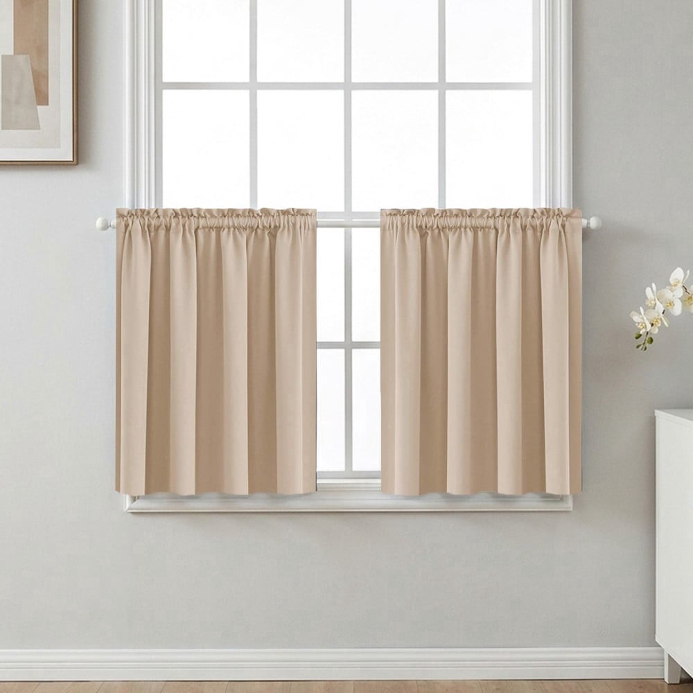 Blackout Curtains,Blackout Curtains Set of 2 Panels, Thermal Insulated Room Darkening Curtains for Bedroom, Privacy Protection & Noise Reducing