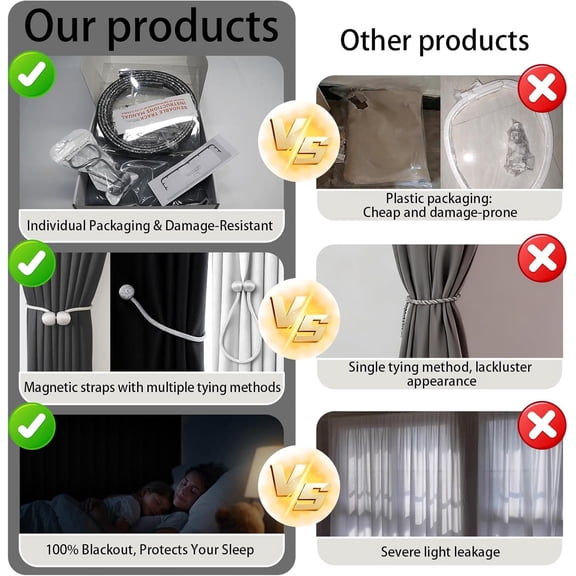 Blackout Curtains, Grey 1 Panel W105 x L84in, with Ceiling Curtain Track White 9.84ft, Thermal Insulated Sliding Door Room Divider