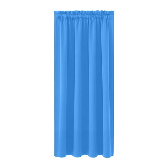 Blackout Curtains Heat Insulation Energy Saving Scandinavian Solid Silk Window Panel | Noise Reducing Light Blocking for Bedroom Living Room Kitchen – 1 Piece