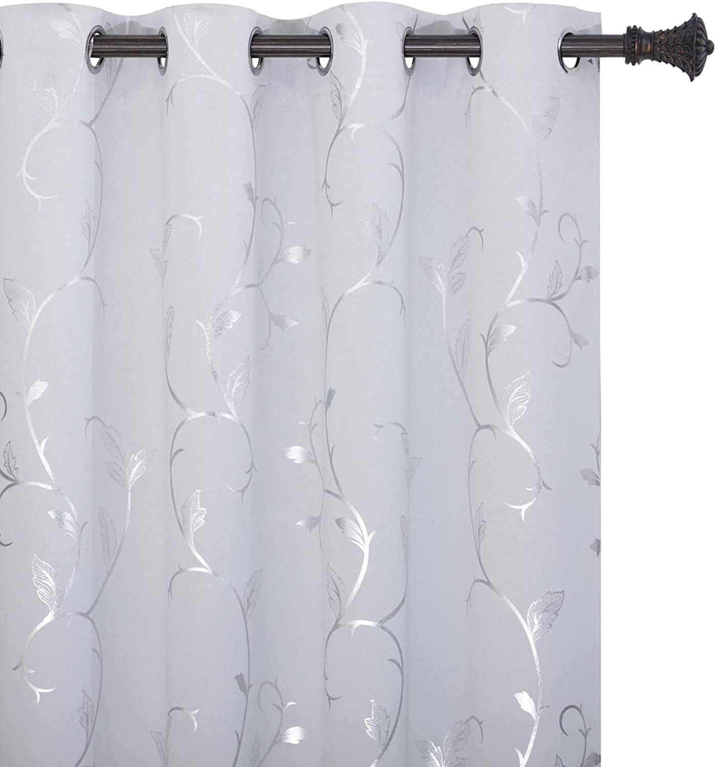 Long Countertop Design Blackout Curtains Pairs 84 Inches Long Room Darkening Curtains with ...