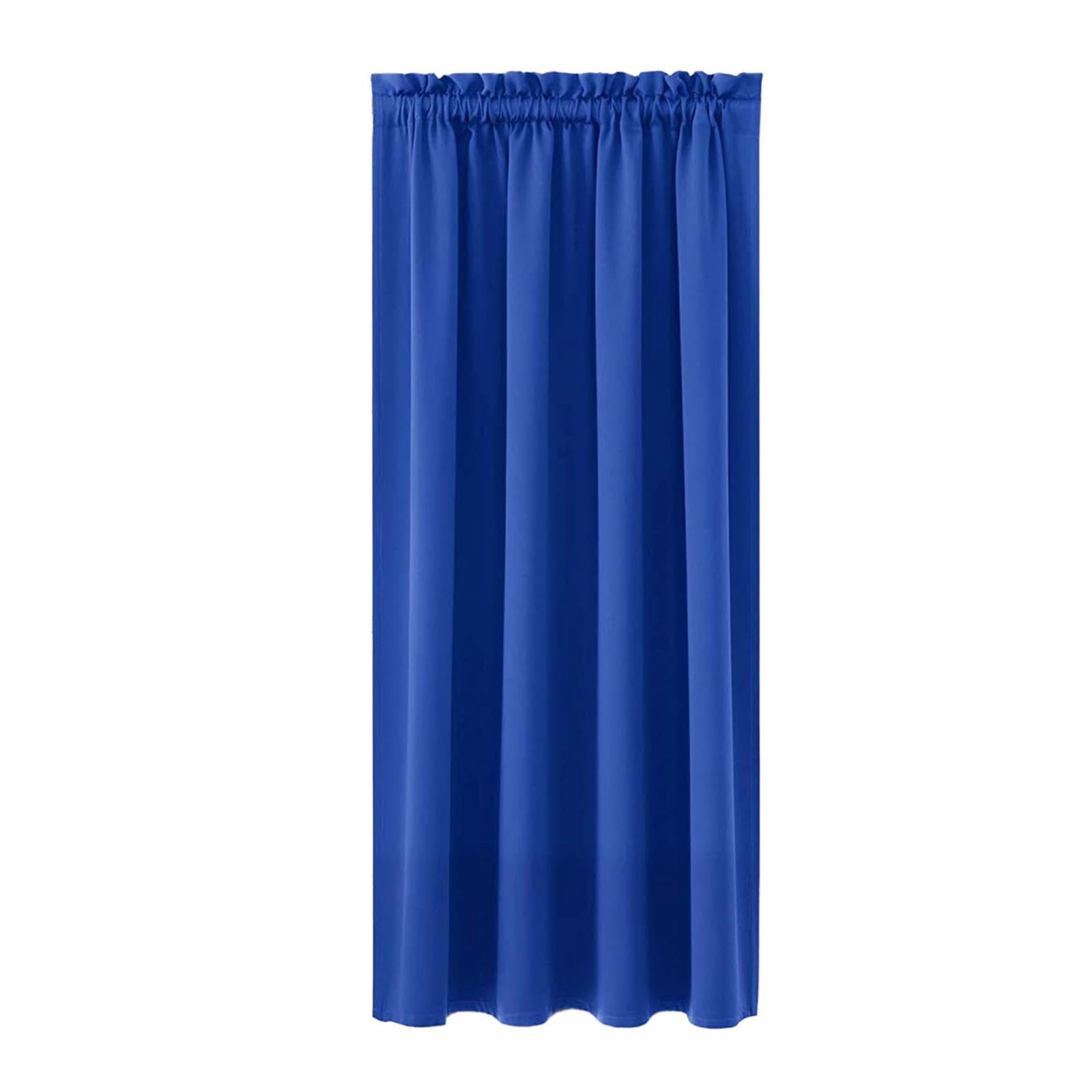 Blackout Curtains Panels Pair 72 Inch Length, Light Filtering Window Curtain Drapes Treatment Insulated Room Darkening for Kitchen, Bedroom/Children Room, Dual Rod Pocket, Pack of 2