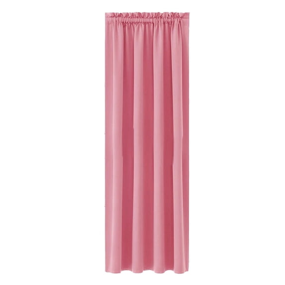 Blackout Curtains Panels Pair 72 Inch Length, Light Filtering Window Curtain Drapes Treatment Insulated Room Darkening for Kitchen, Bedroom/Children Room, Dual Rod Pocket, Pack of 2