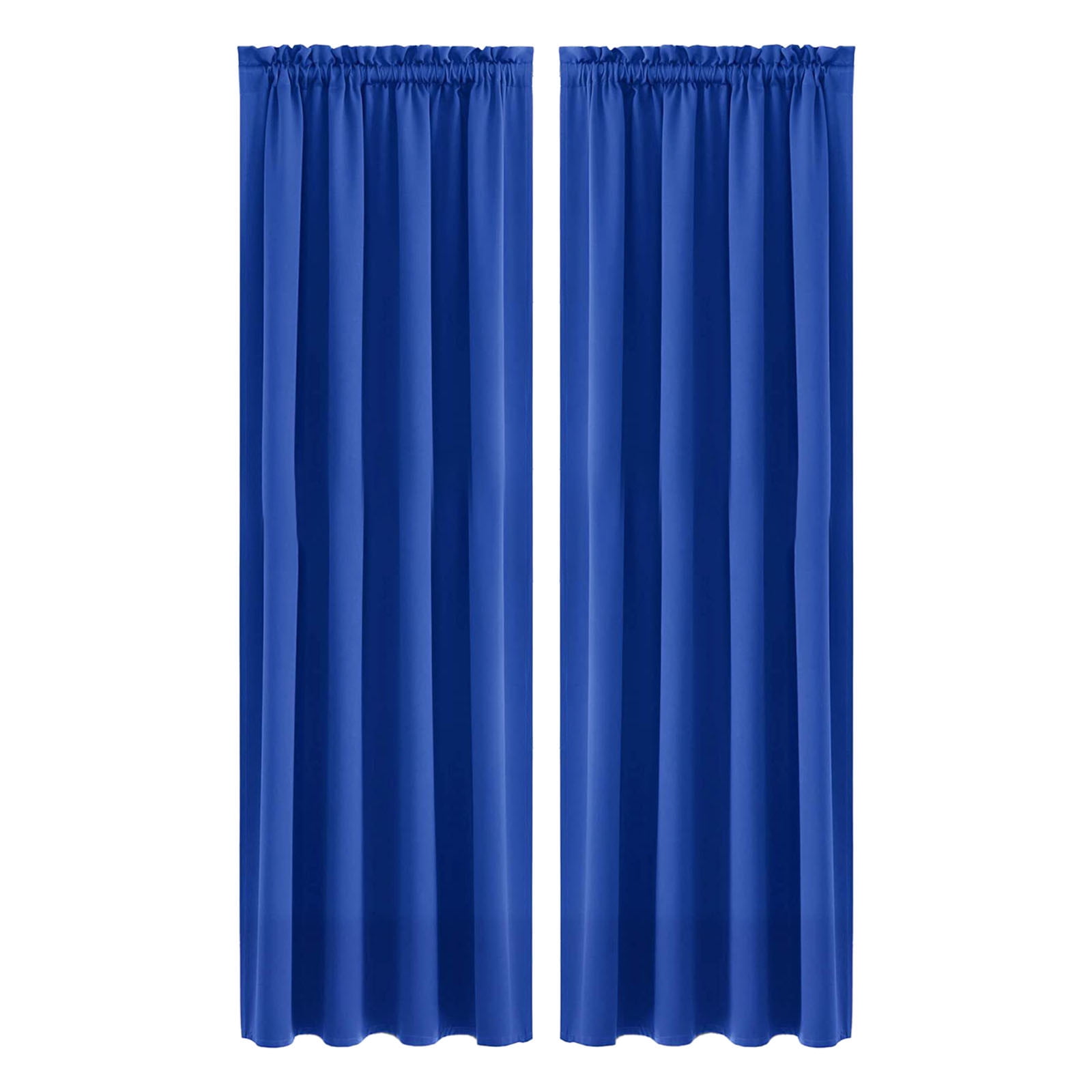 Blackout Curtains Panels Pair 84 Inch Length, Light Filtering Window Curtain Drapes Treatment Insulated Room Darkening for Kitchen, Bedroom/Children Room, Dual Rod Pocket, Pack of 2