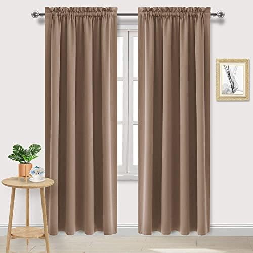 Blackout Curtains Room Darkening Thermal Insulated Bedroom Curtains ...